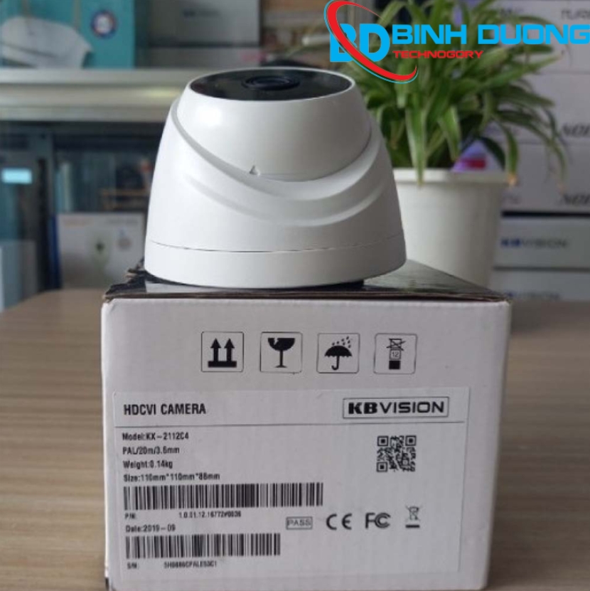 KBvision 2MP KX-A2112C4 giá rẻ