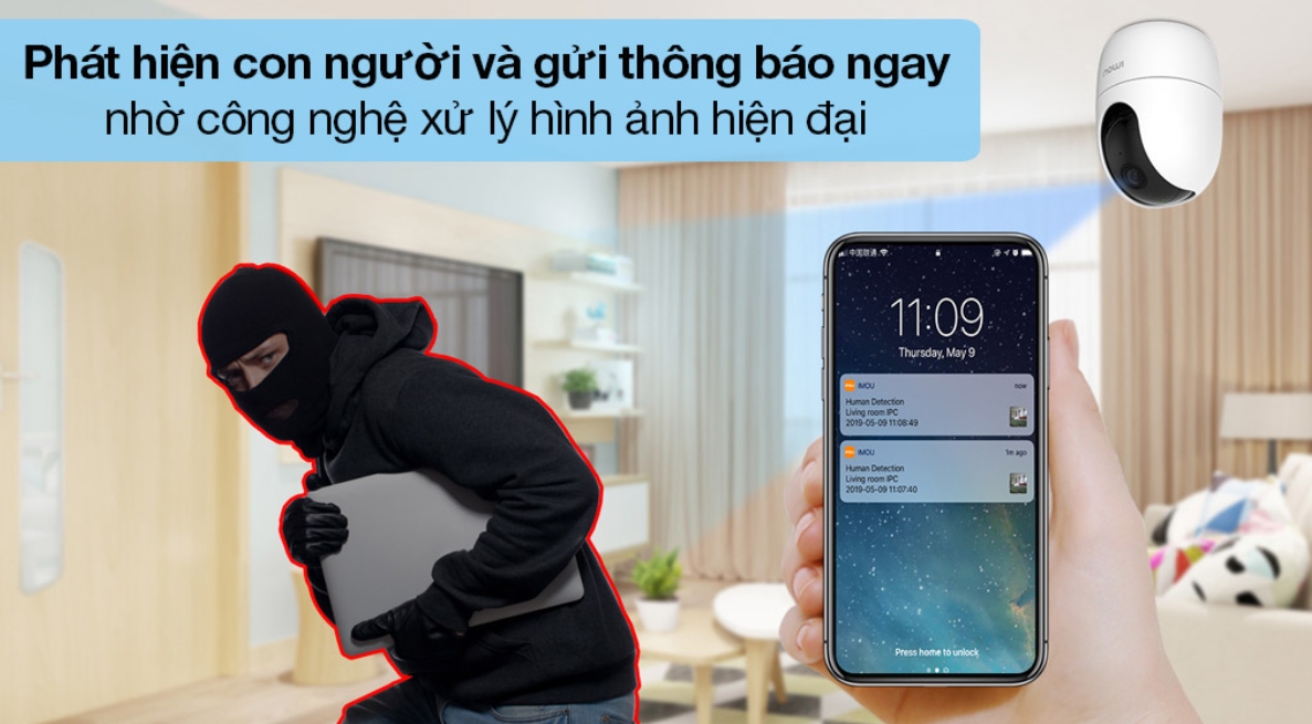  thông báo chuyển động trên imou ranger 2