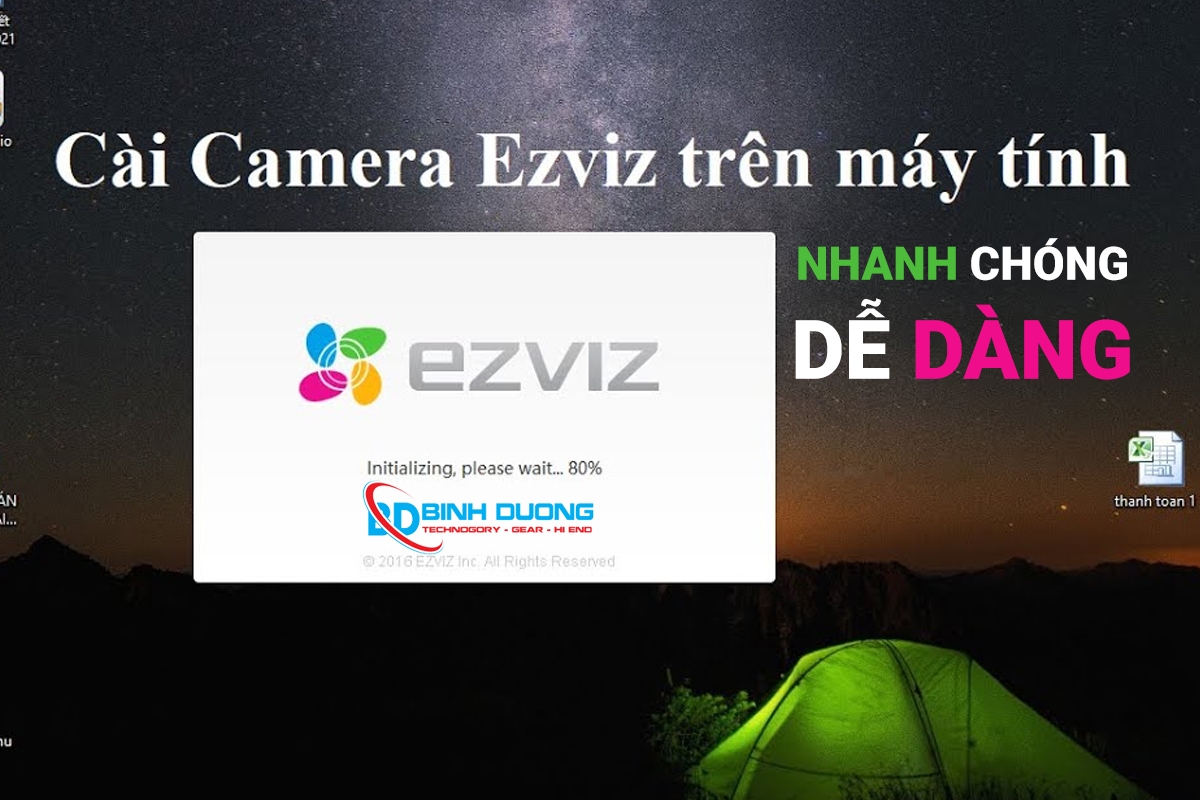 Cách cài đặt camera Ezviz lên máy tính