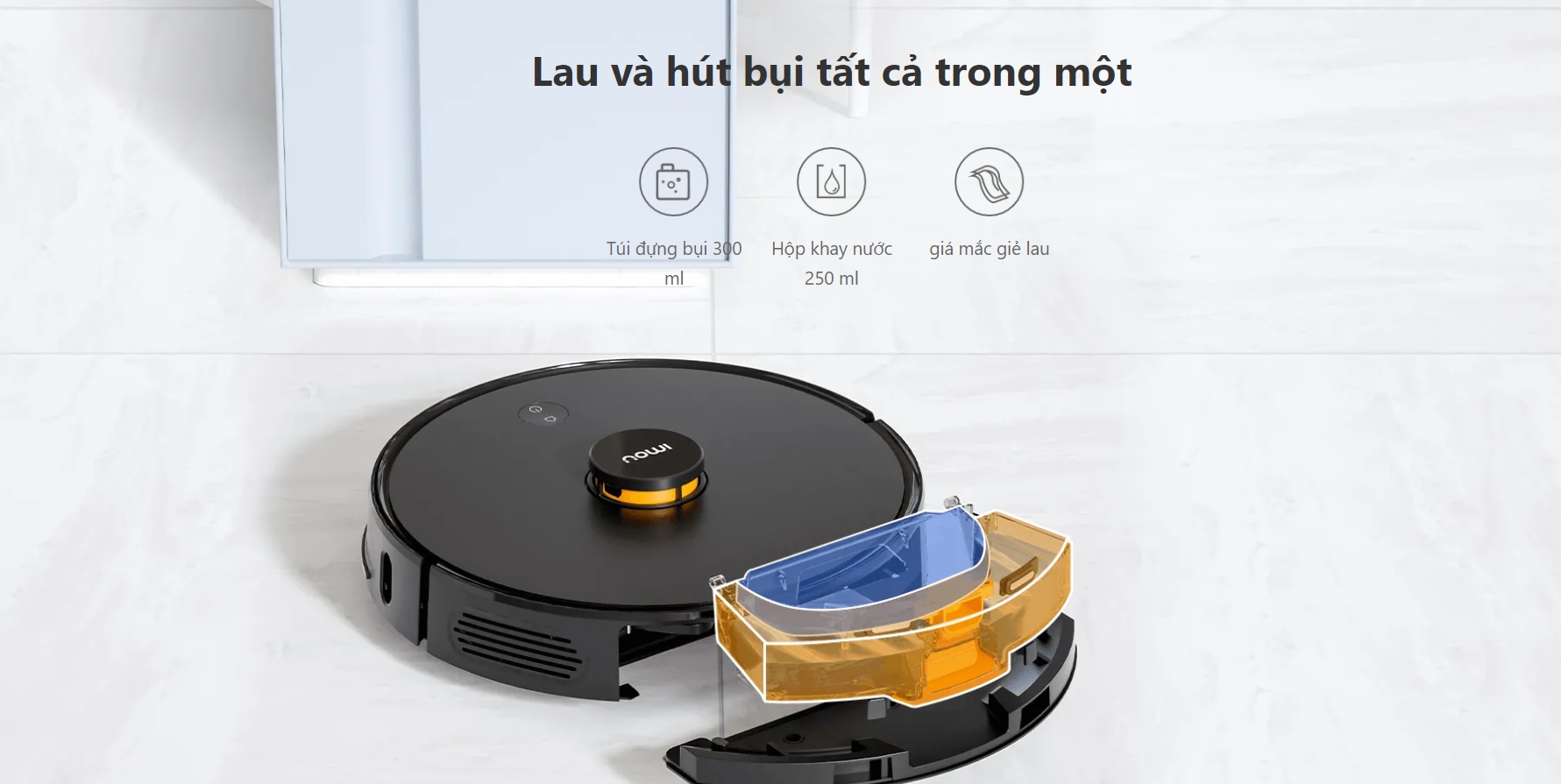 Robot hút bụi đa chức năng giá tốt Imou